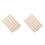10Pcs Wood Hammer Handle Replacement Ergonomic Solid Wood Grip Khaki 8
