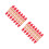 2Pcs Compact Mini Level Tool with Molded Hook Red ABS for Building Use 7