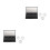 2Pcs Portable Makeup Palette Black Plastic 3-Grid Eyeshadow Blush Case 8