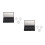 2Pcs Portable Makeup Palette Black Plastic 3-Grid Eyeshadow Blush Case 6