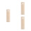 3Pcs Solid Wood Washboard for Laundry Gentle Clothes Cleaning Beige 8