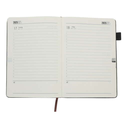 4Pcs Black Portable Academic Planner Notebook with Fine Workmanship 1