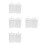 4Pcs Miniature White Models for Educational Display 6