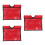 3Pcs Versatile Red Traffic Cone Sleeves for Construction and Parking 8