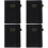 4Pcs Black Portable Academic Planner Notebook with Fine Workmanship 7