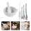 3Sets Ceramic Mortar Pestle Set for Kitchen Pharmacy Grinding 10