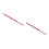 2Pcs Handmade Woodwind Repair Tool Reed Needle Spring Hook Red 8