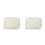 2Pcs White Pets Warm Blanket Plush Sleeping Mat Soft Bed 3