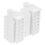 4Pcs Miniature White Models for Educational Display 3
