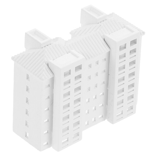 4Pcs Miniature White Models for Educational Display 2