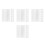80Pcs Transparent Paper Invitation Jackets Multi-Use Wedding Accessory 7