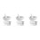 3Sets Ceramic Mortar Pestle Set for Kitchen Pharmacy Grinding 7