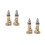 4Pcs Compact Wooden Mini Lighthouse Decor Versatile Ocean Theme Accent 7