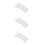 3Pcs White Plastic Mini Arch Bridge Statue for Micro Landscape Models 6