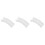 3Pcs White Plastic Mini Arch Bridge Statue for Micro Landscape Models 7