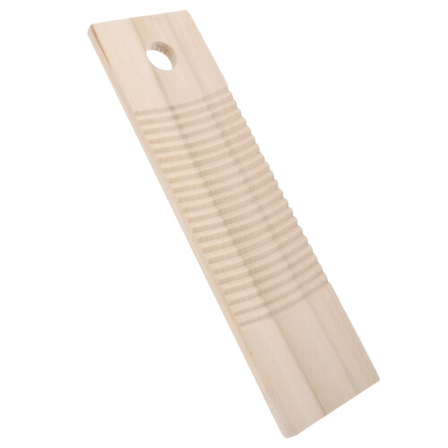 3Pcs Solid Wood Washboard for Laundry Gentle Clothes Cleaning Beige 2