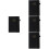 4Pcs Black Portable Academic Planner Notebook with Fine Workmanship 8