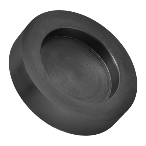 5Pcs Round Graphite Ingot Mold Black Metal Casting Mold for Workshop 1