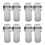 8Pcs Black Plastic Lighter Holder Waterproof Protective Sleeve 4