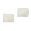 2Pcs White Pets Warm Blanket Plush Sleeping Mat Soft Bed 5