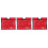 3Pcs Versatile Red Traffic Cone Sleeves for Construction and Parking 4
