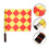 3Pcs Multipurpose Soccer Referee Flags with Comfortable Grip Kit 11