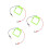 3Pcs Square Copper Coils Physics Experiment Equipment 4