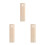 3Pcs Solid Wood Washboard for Laundry Gentle Clothes Cleaning Beige 6