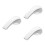 3Pcs Ergonomic Silver Plastic Faucet Handles for Kitchen and Bathroom 5