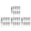 100Pcs Steel Pen Nibs Silver Replacement Tips Smooth Writing Durable 3