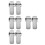 8Pcs Black Plastic Lighter Holder Waterproof Protective Sleeve 5