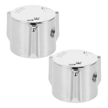 10Pcs Universal Silver Metal Tap Handles for Kitchen and Bathroom Use
