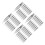 100Pcs Steel Pen Nibs Silver Replacement Tips Smooth Writing Durable 7