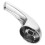 3Pcs Ergonomic Silver Plastic Faucet Handles for Kitchen and Bathroom 3