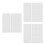 60Pcs Thick Waterproof Disposable Massage Bed Covers White for Salon 6