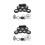 2Sets Quiet Electronic Drum Pad Kit with Headphone Jack and Metronome 7