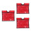 3Pcs Versatile Red Traffic Cone Sleeves for Construction and Parking 7