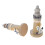 4Pcs Compact Wooden Mini Lighthouse Decor Versatile Ocean Theme Accent 3