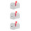 3Pcs White Tin Mini Mailbox Box Metal Money Storage 4