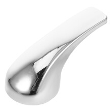3Pcs Ergonomic Silver Plastic Faucet Handles for Kitchen and Bathroom