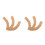 6Pcs Tiny Model Roof Beige Artificial Straw Thatch for Diorama Decor 7