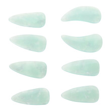 5Pcs Guzheng Resin Finger Picks Light Green Thumb Pick for Players