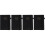 4Pcs Black Portable Academic Planner Notebook with Fine Workmanship 6