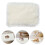 2Pcs White Pets Warm Blanket Plush Sleeping Mat Soft Bed 11