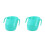 2Pcs Kids Training Cup Green Durable Portable Drinking Cup 5