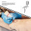 2Pcs Aluminum Paint Sprayer Pneumatic Tool Silver Adjustable Flow 10