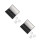 2Pcs Portable Makeup Palette Black Plastic 3-Grid Eyeshadow Blush Case 4