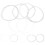 44Pcs Professional Silver-Plated Oud Strings Nylon Copper Alloy Kit 3