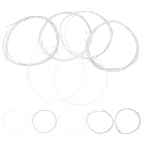 44Pcs Professional Silver-Plated Oud Strings Nylon Copper Alloy Kit 2