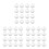 240Pcs White Plastic Balls for DIY Baby Noise Makers 8